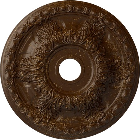 Granada Ceiling Medallion (Fits Canopies Up To 7 1/8), 23 3/8OD X 3 5/8ID X 2 1/2P